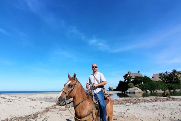 Los Naranjos Beach Horseback Riding Tayrona Park.